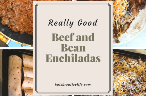 Beef and Bean Enchiladas
