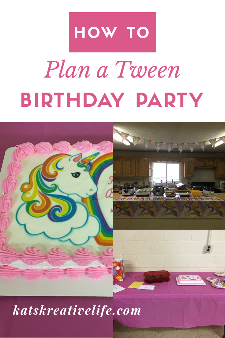 Tween Birthday Party