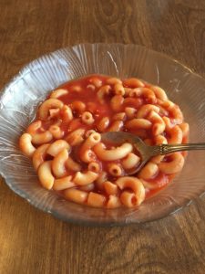 Macaroni with Tomato Juice